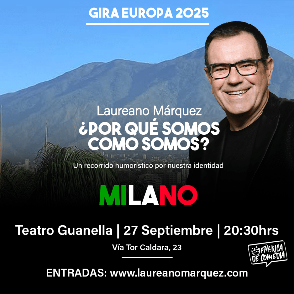 laureano marquez en roma italia